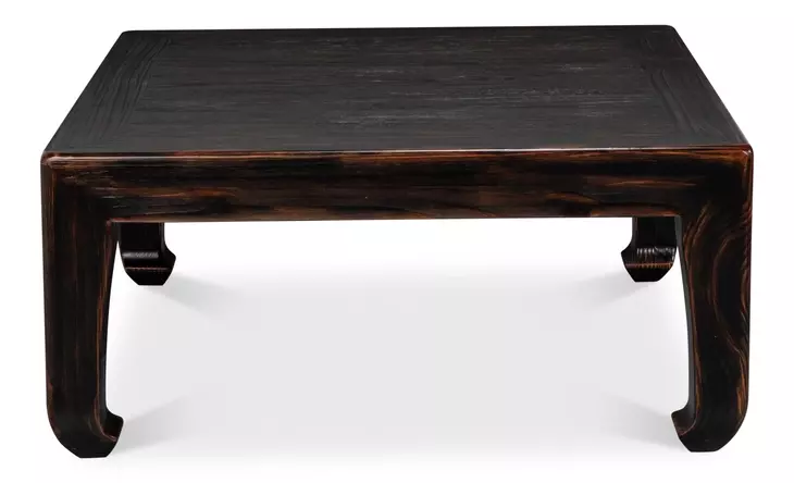 Classic Chinese Black Square Cocktail Table
