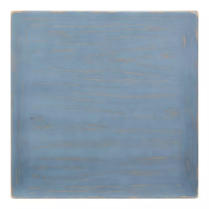 Classic Chinese Blue Square Cocktail Table