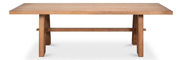 Miner's Camp Natural 98" Rectangular Dining Table