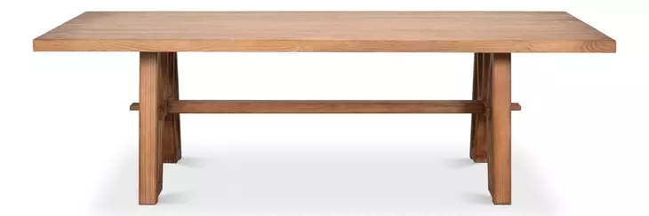 Miner's Camp Natural 98" Rectangular Dining Table