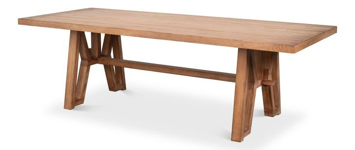 Miner's Camp Natural 98" Rectangular Dining Table