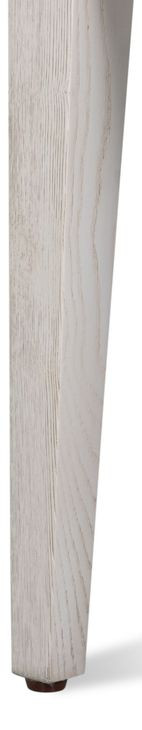 Ridge Working White Performance Fabric Upholstered Dining Chair Set of 2