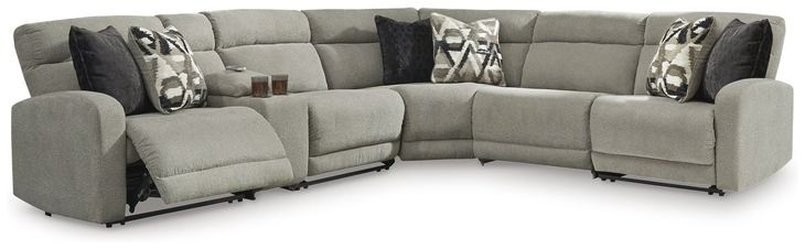 Colleyville Stone 6 Piece Power Reclining Sectional