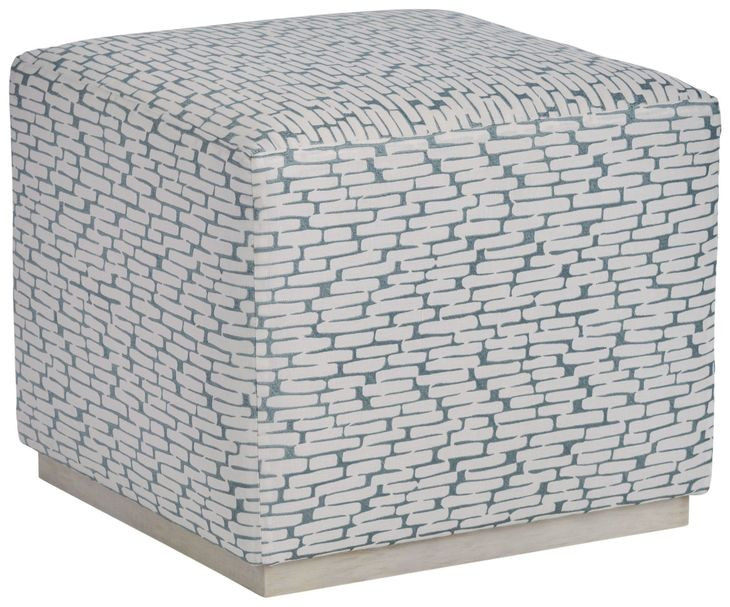Colby Gray Upholstered Ottoman