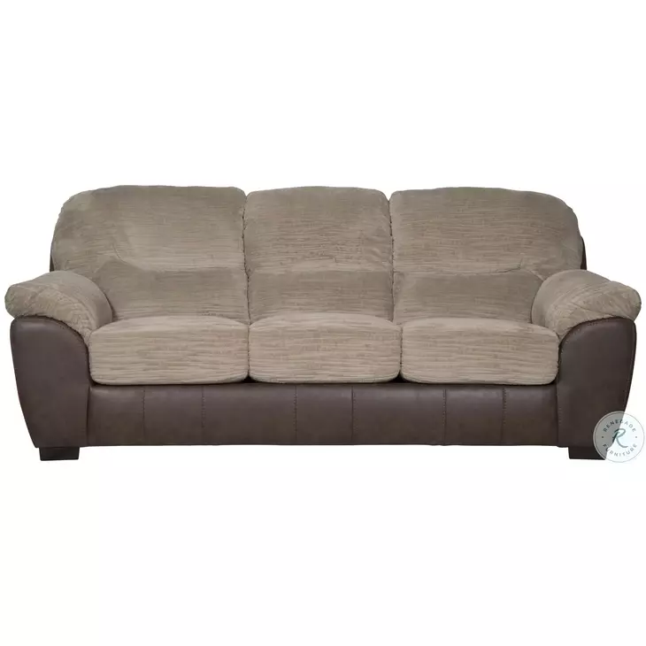 McMahon Bark 96" Sofa with Drop Down Table