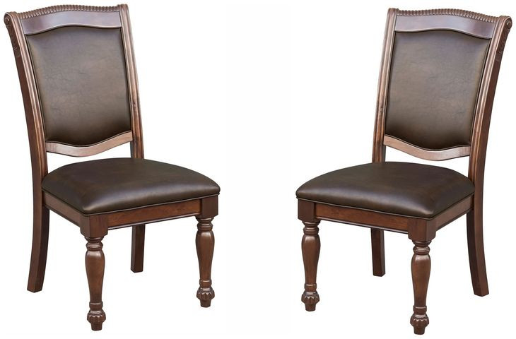 Lordsburg Brown Cherry Side Chair Set of 2
