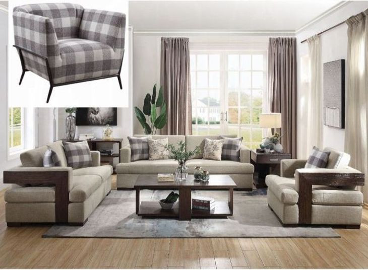 Niamey Gray 72" Loveseat with Pillow