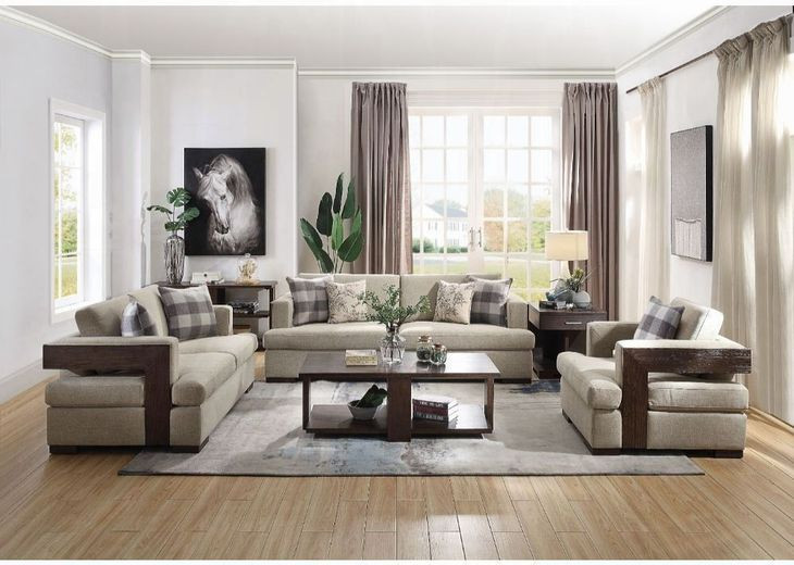 Niamey Gray 72" Loveseat with Pillow