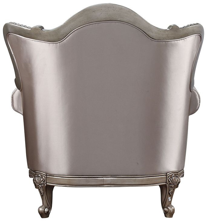 Jayceon Champagne Living Room Set with Pillows