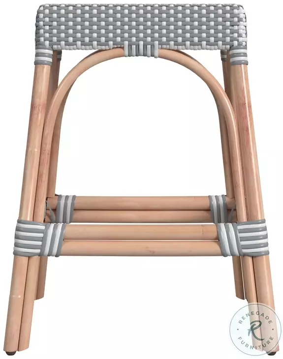 Robias Grey Counter Height Stool