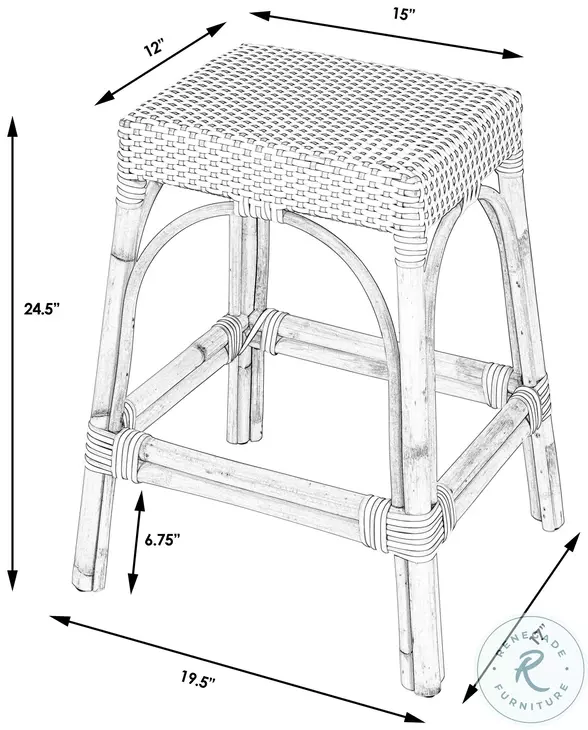 Robias Grey Counter Height Stool