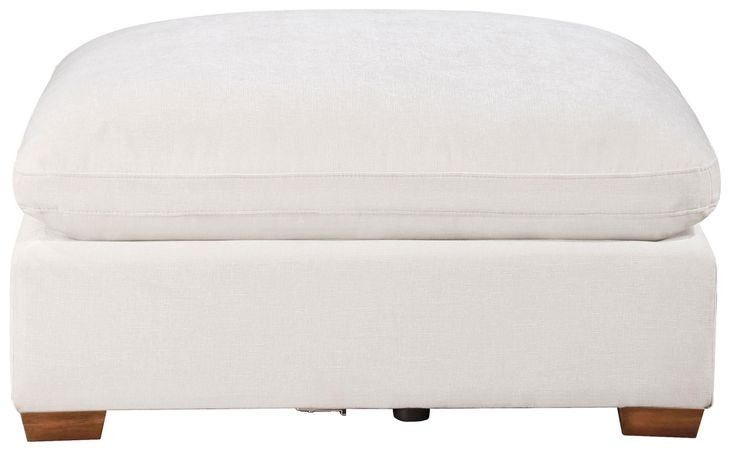 Lakeview Ivory Upholstered Ottoman