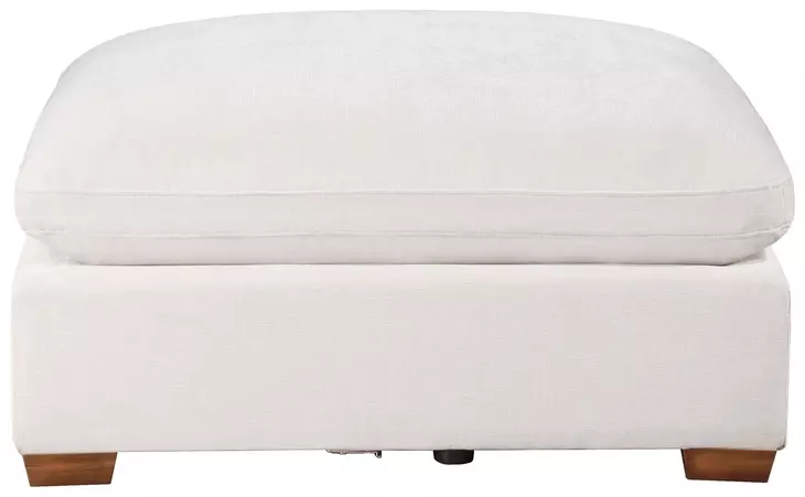 Lakeview Ivory Upholstered Ottoman