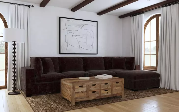 Lakeview Dark Chocolate Modular Sectional