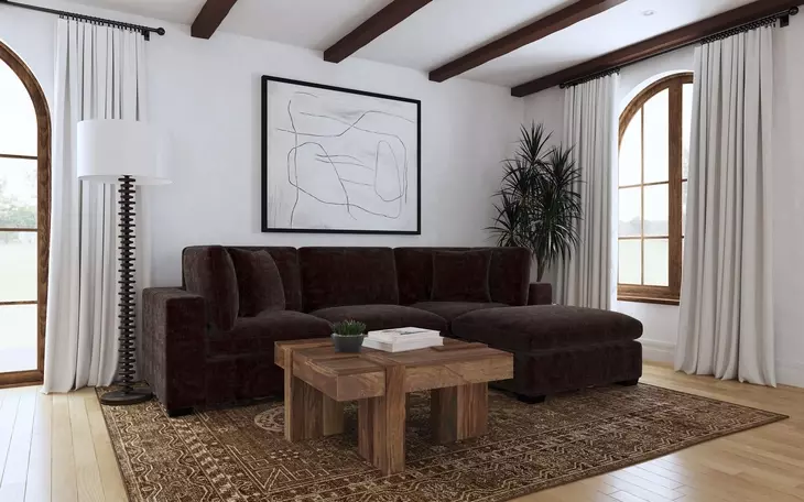 Lakeview Dark Chocolate Modular Sectional