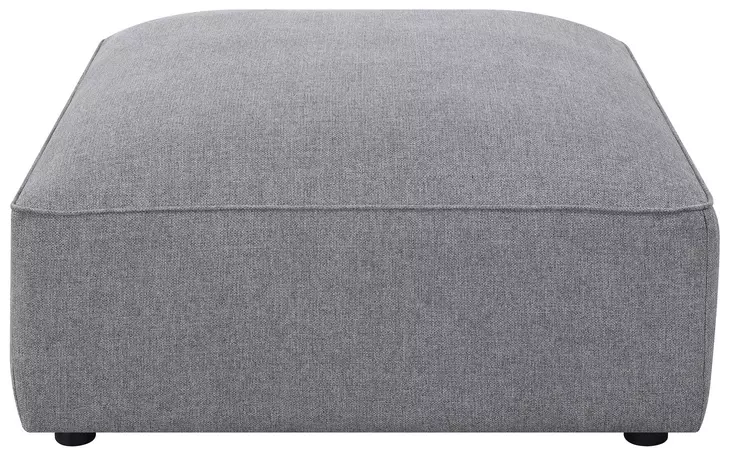 Jennifer Grey Square Upholstered Ottoman