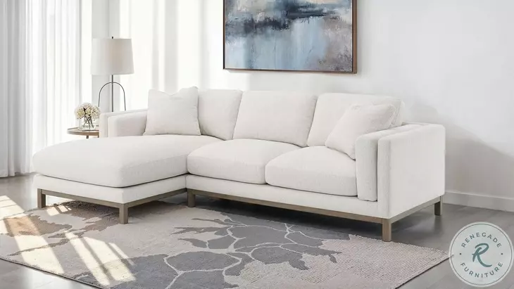 Geneva Sand Chaise Sectional