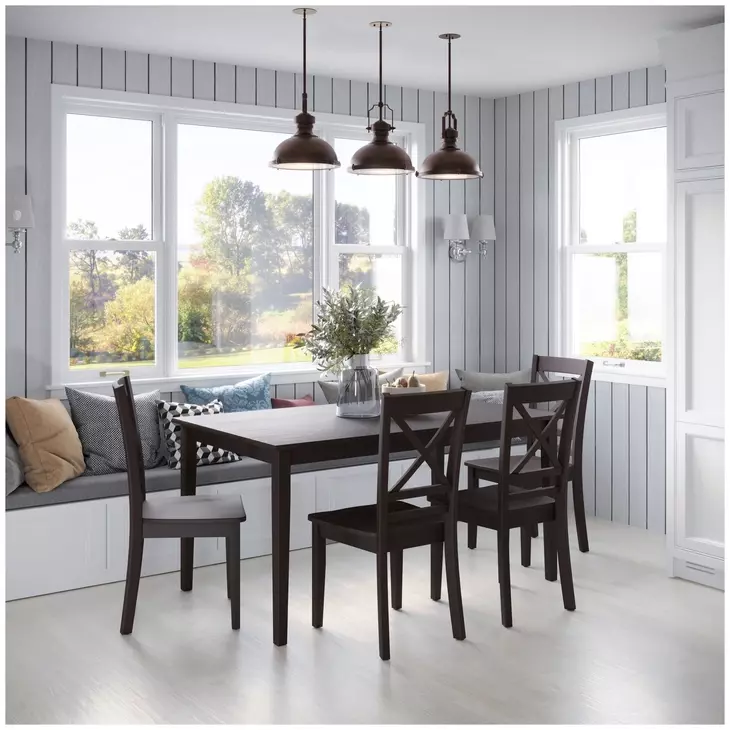 Simplicity Espresso Dining Table