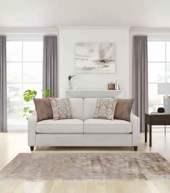 Christine Beige 80" Sofa