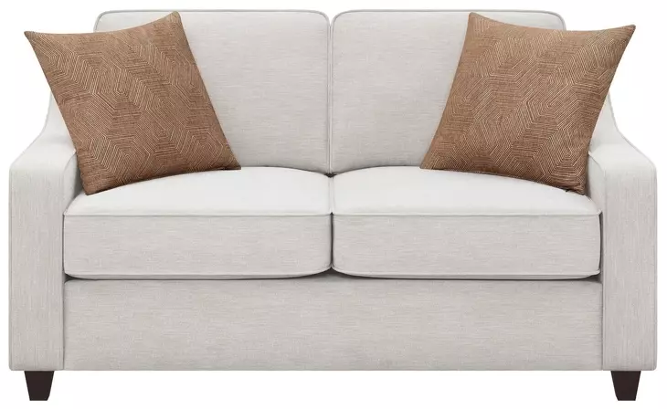 Christine Beige 63" Loveseat