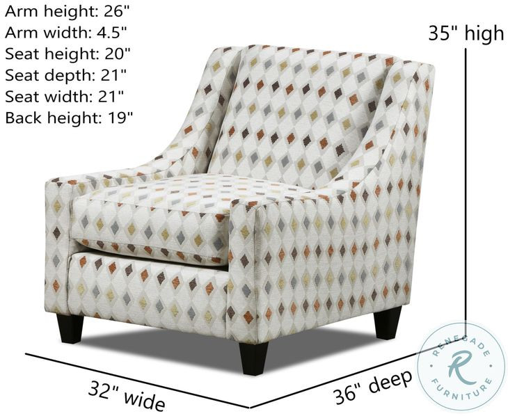 Wowza Mara Patina Slope Arms Accent Chair