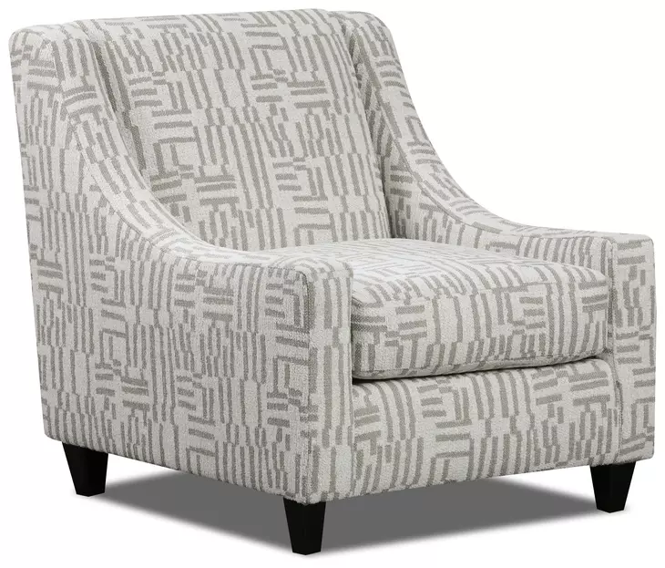 Turley Pearl Beige Upholstered Accent Chair