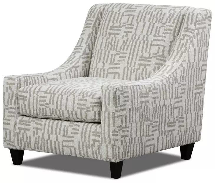 Turley Pearl Beige Upholstered Accent Chair