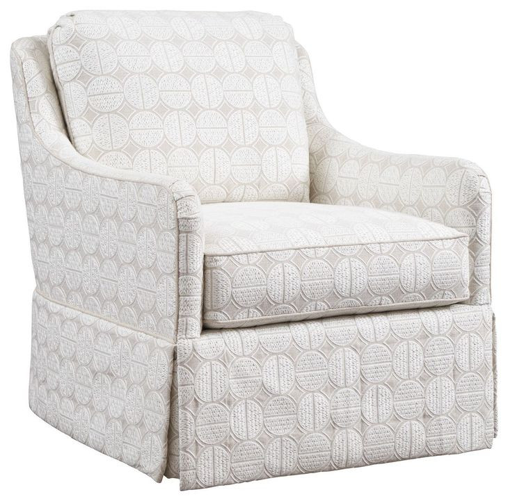 Salt Creek Beige Upholstered Swivel Chair