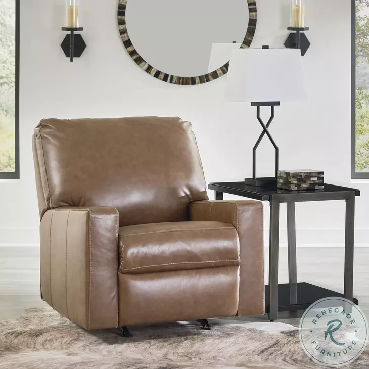Bolsena Caramel Rocker Recliner
