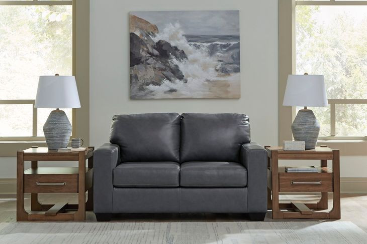 Bolsena Admiral Leather 62" Loveseat