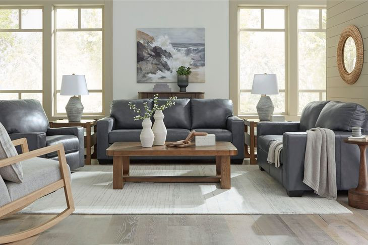 Bolsena Admiral Leather Living Room Set