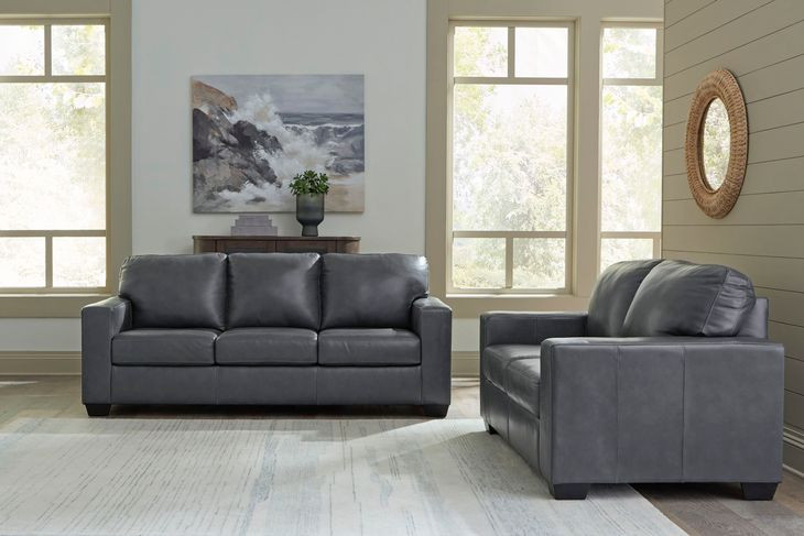 Bolsena Admiral Leather 62" Loveseat