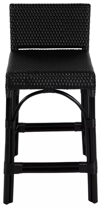 Serienna Black Counter Height Stool