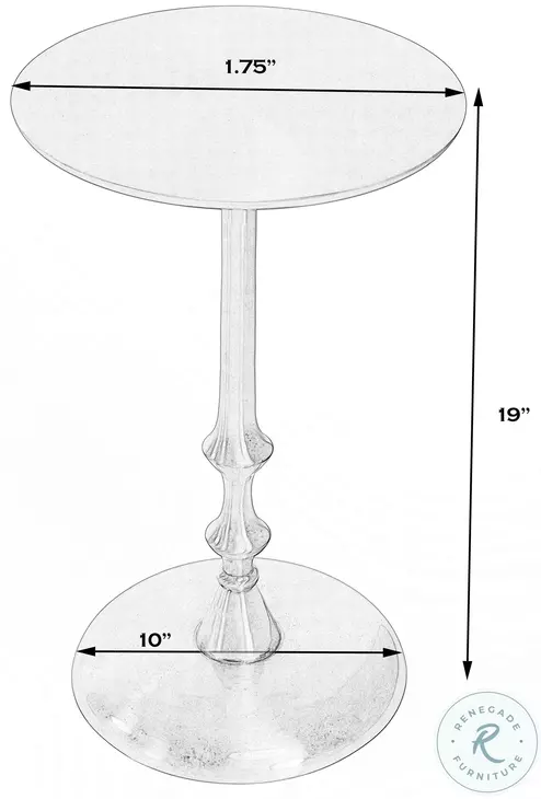 Givanna Gold Metalworks Side Table