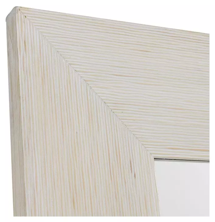 Claire White Rectangular Floor Mirror