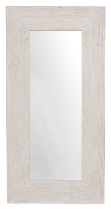 Claire White Rectangular Floor Mirror