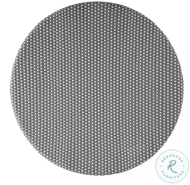 Tobias Gray and White Dot Outdoor Bistro Table