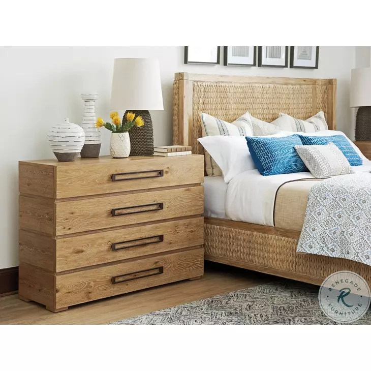 Los Altos Natural Oak Stain Perth Single Dresser