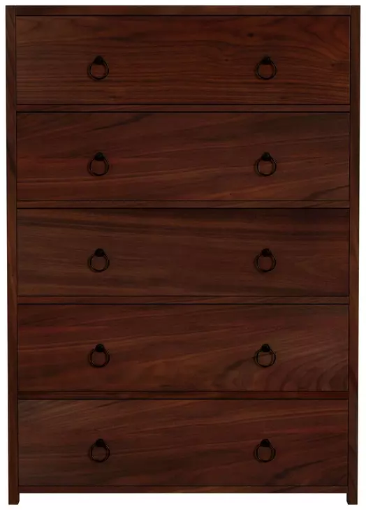 Lark Medium Brown 36" 5 Drawer Chest