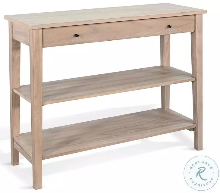 Sagewyn Natural Small 42" Rectangular Console Table