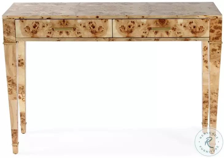 Kai Light Burl Console Table
