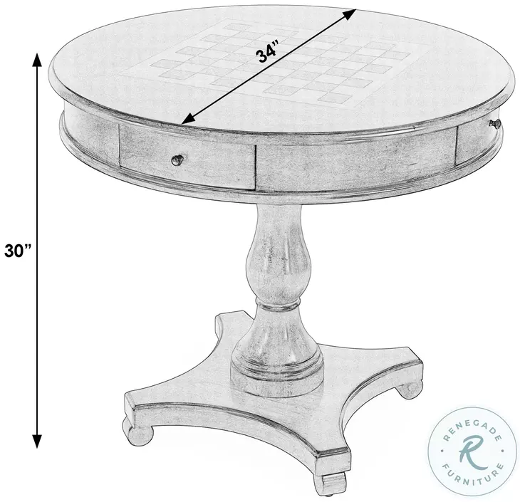 Fredrik Antique Cherry Game Table From Butler | Coleman