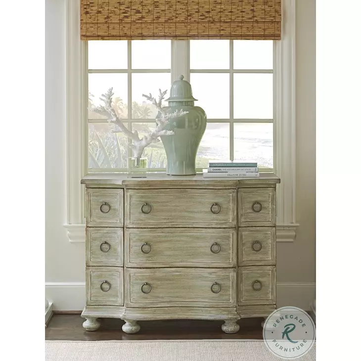 Ocean Breeze Weathered Sage Green Mc Alister Hall Chest