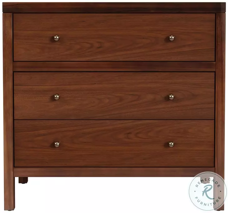 Nora Walnut 3 Drawer Dresser