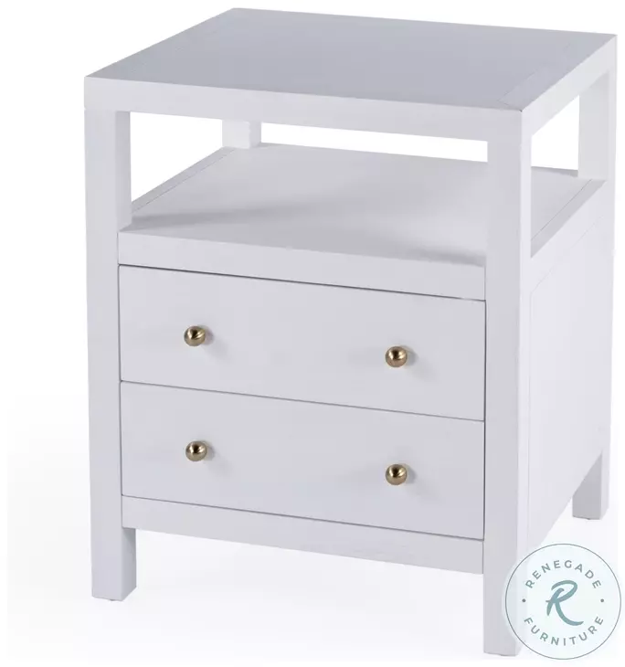 Nora White Nightstand