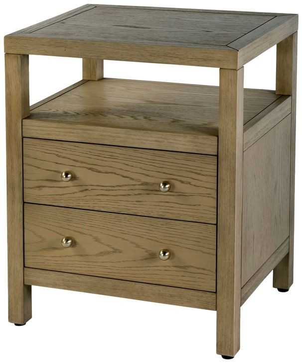 Nora Light Oak 2 Drawer Nightstand From Butler | Coleman Furniture
