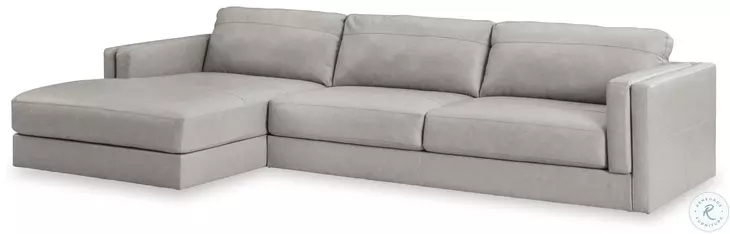 Amiata Glacier 2 Piece Sectional with LAF Chaise