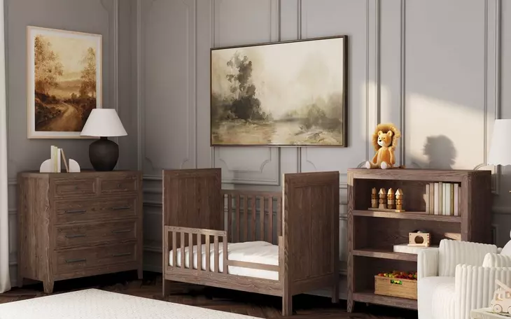 Carlson Harvest Brown Bookcase with 3 Shelves