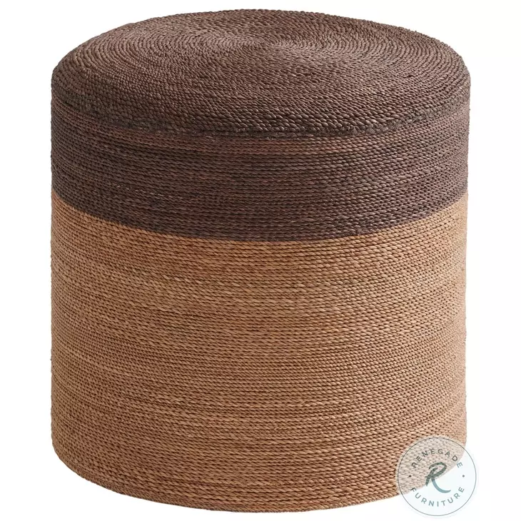 Palm Desert Sundrenched Sierra Highlands Woven Ottoman