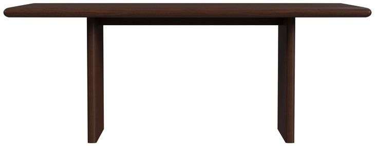 Halmstad Brown 74" Rectangular Panel Dining Table